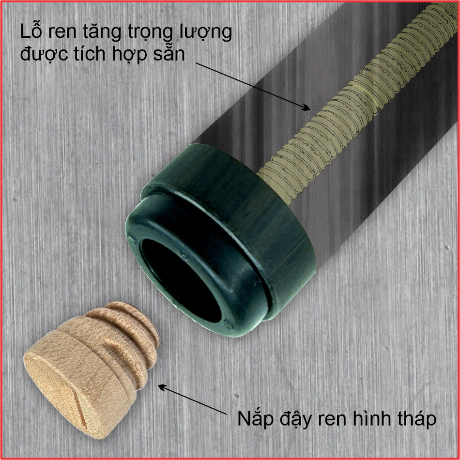 Lỗ ren và nắp đậy ren Lỗ ren và nắp đậy ren