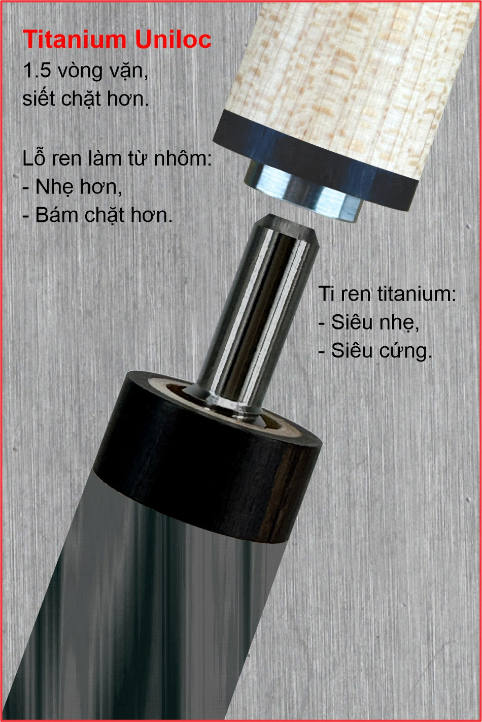 Ren titanium Uniloc